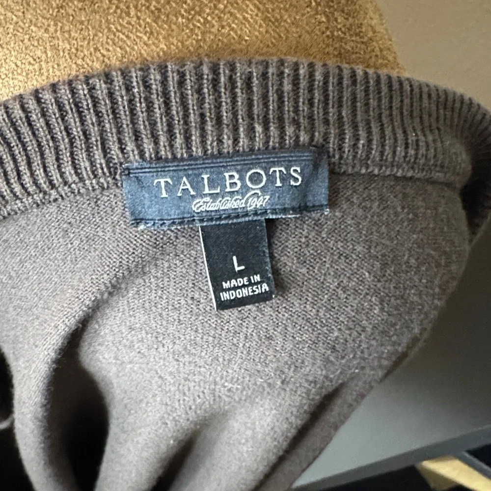 Talbots Brown Cardigan Sweater